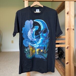 Rare Vintage 80s McDonalds Mac Tonight T-Shirt Size X-Large Y2K Art Deco Trashed